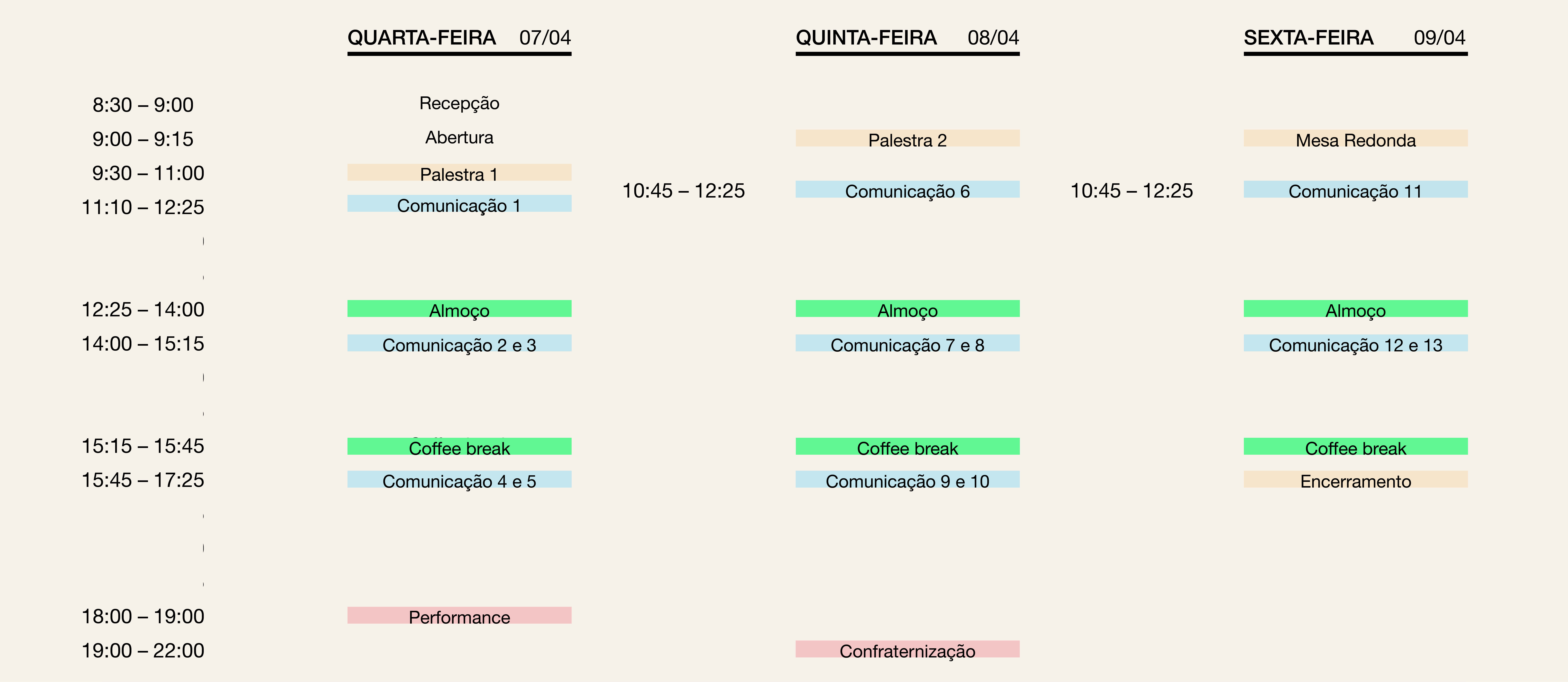 Preliminary Sonologia 2027 schedule